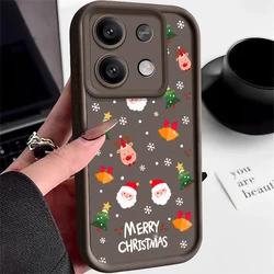 Custodia per telefono in silicone con motivo natalizio affascinante - Design festivo delle vacanze