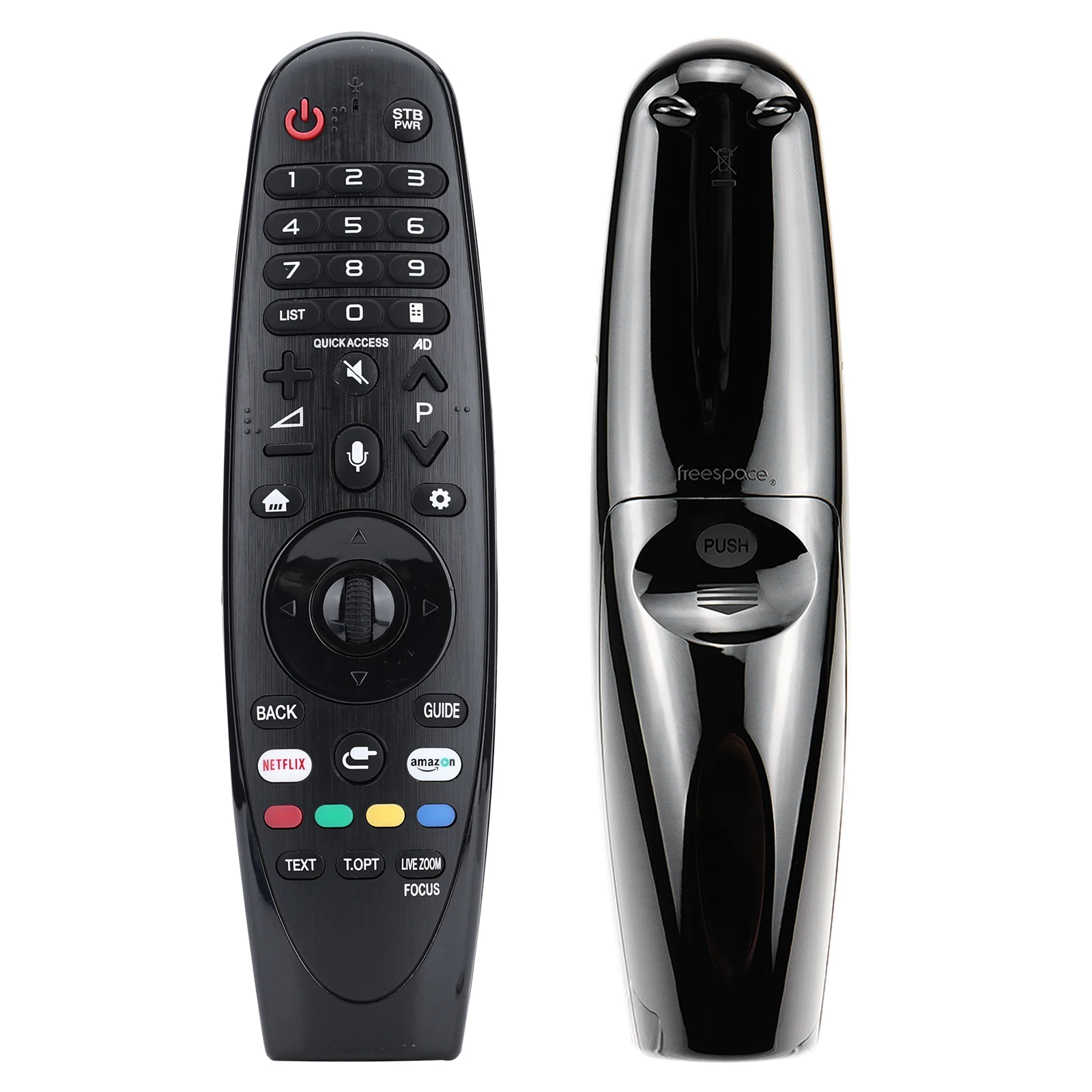 Magiczny pilot głosowy do telewizorów L.G., zamiennik pilota, AN-MR18BA z funkcją rozpoznawania głosu i wskaźnika, do wszystkich telewizorów L.G.