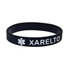 1PC/7PCS XARELTO Silicone Rubber Wristband Adult Size 7 Colors 4