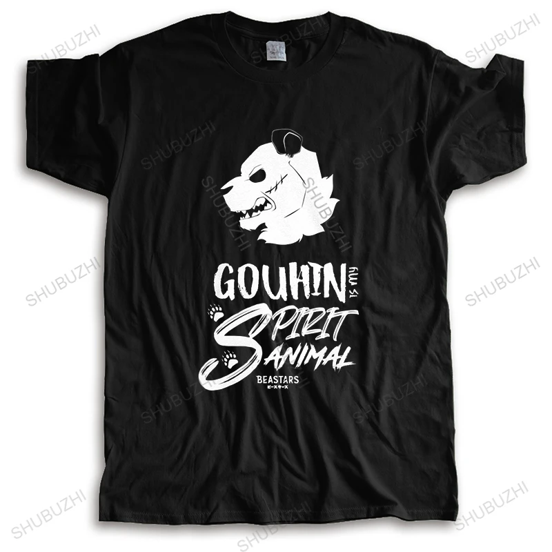 Футболка мужская с короткими рукавами, смешная хлопковая рубашка с принтом животных, с рисунком бистора, топ с Аниме Манга, подарок на лето