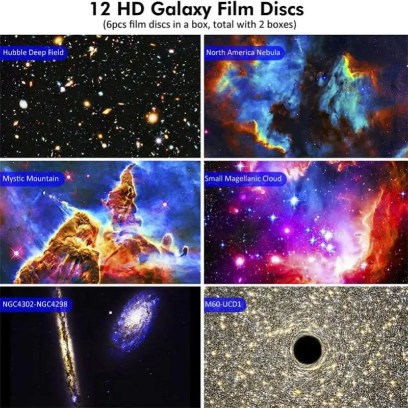 13 in 1 Star Projector, Night Light Galaxy Projector Starry Sky Projector 360&deg; Rotate Planetarium Lamp For Kids Bedroom Decor