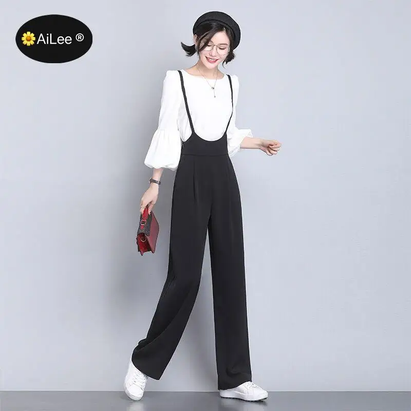Women Elegant Office Lady Jumpsuits Summer Solid High Waist Wide Leg Streetwear Fashion V-neck Slim Fit Work Business Jumpsuits