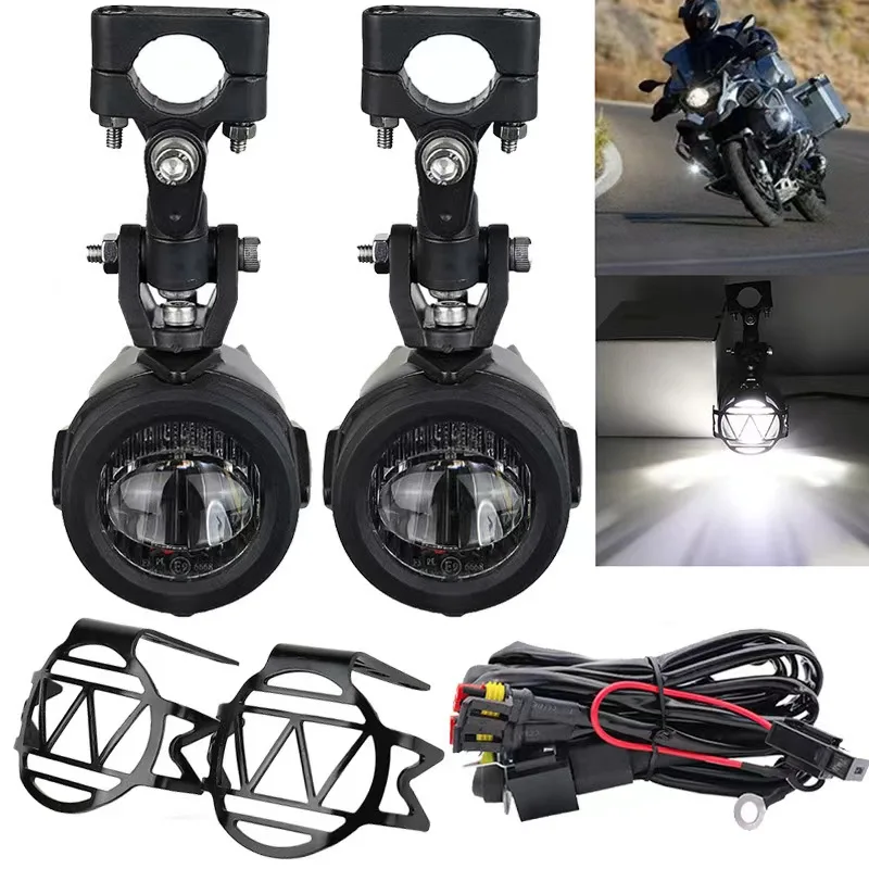 

Upgrade Brighter Lamp For BMW R1200GS F800GS F700GS F650 K1600 Motorcycle fog light Auxiliary Lights 40W 6000K