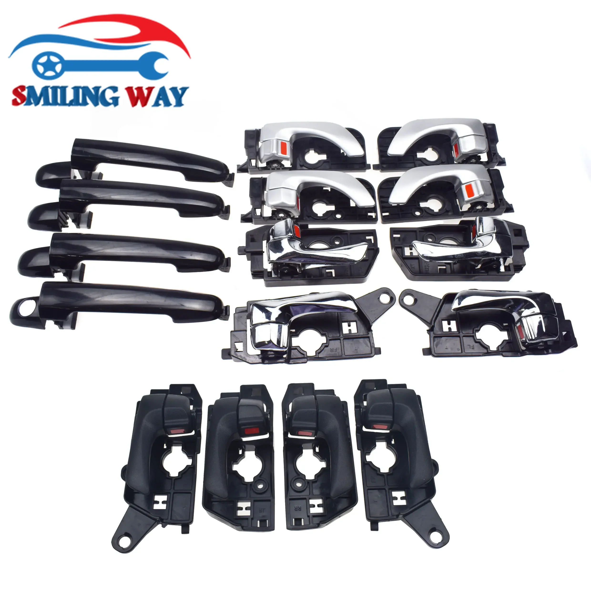 Juego De Anijas De Puerta Delantera Y Trasera Para Hyundai Accent 2000