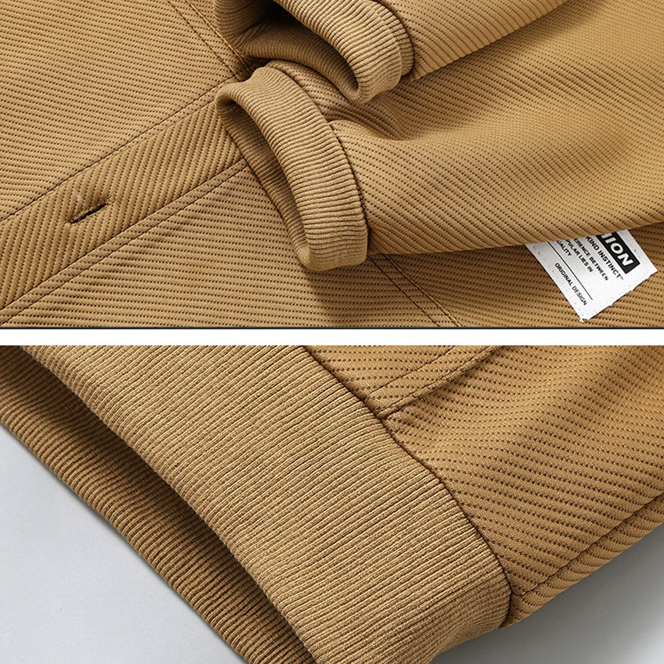 Autumn Winter Fleece Jacket Men V-neck Baseball Jacket Plus Size 10XL 11XL Fashion Casual Solid Color Coat Male 6