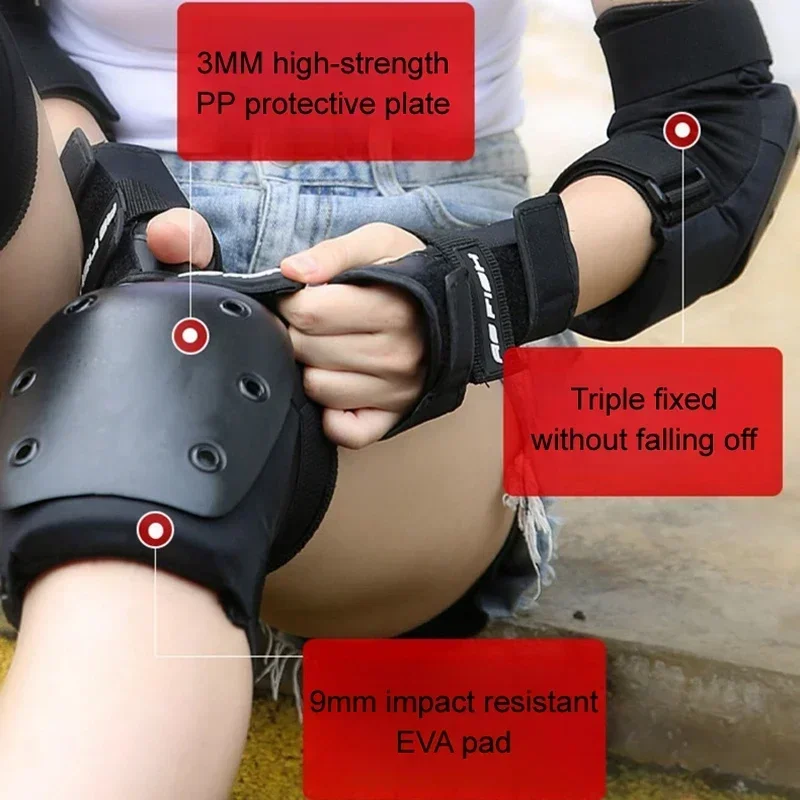 Knee Pad Knee Support Knee Support Sleeve Elbow Brace Elbow Pads Knee Patch Protective Gear Set Wrist Guards Neck Shoulder Patch Professional Sports Roller Skating Protective Gear Knee Elbow Support Wrist Guard Helmet Set for Kids Adult