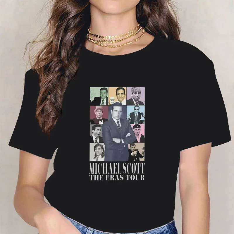 

Футболка женская с коротким рукавом и круглым вырезом, в стиле унисекс