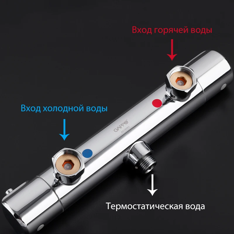Shower Faucets Thermostatic Bath Mixer Wall Mounted Waterfall Bathtub Faucet Bathroom Faucet Bathroom Shower Faucet Set Thermostatic Mixing Valve