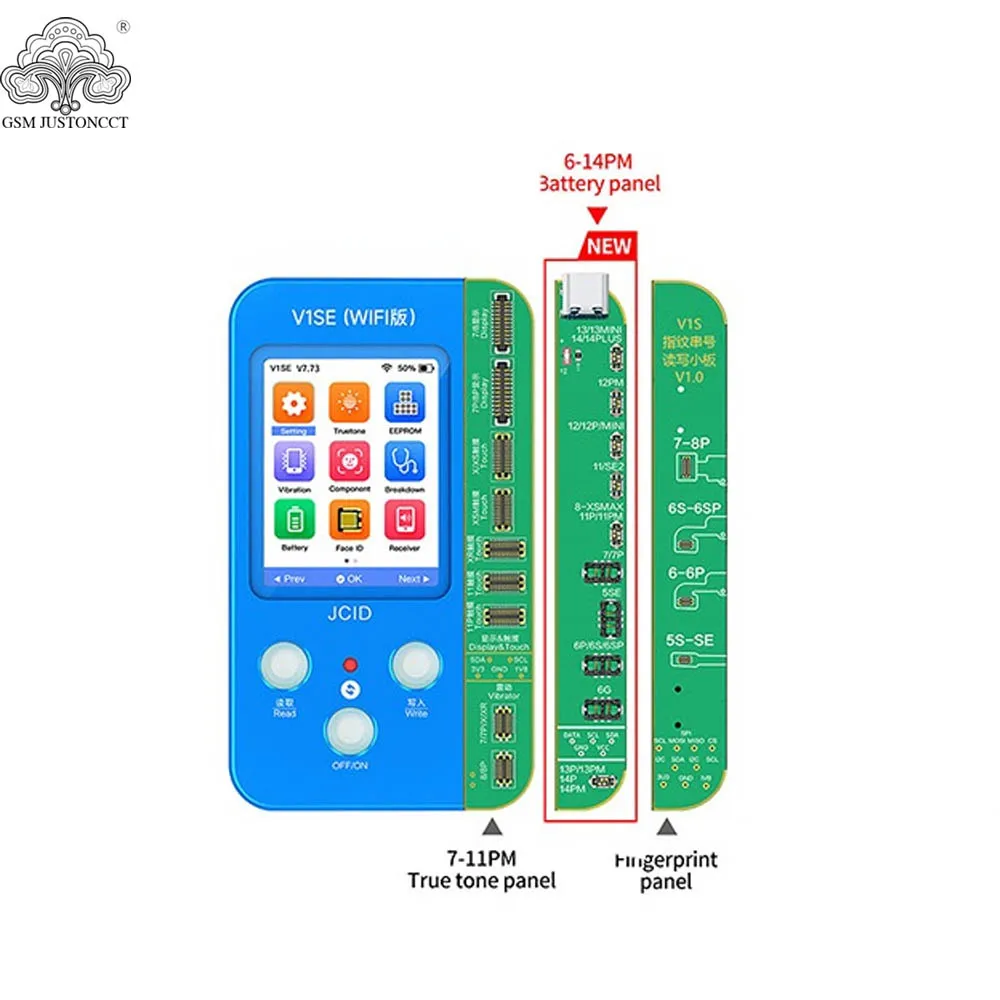 iPhone - JCID V1S iPhone修復機 画面 指紋 バッテリー FaceID Jc v1spro v1se true Tone/Face ID/バッテリー修理ボード