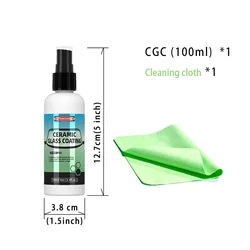 Hydroshine Ceramic Glass Coating Anti - Rain Water Repellent Spray (100ml)