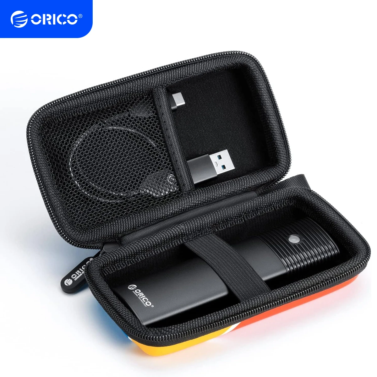 ORICO Portable Solid State Drive Case for M.2 NVMe/SATA SSD Enclosure, Electronic Organizer, Carrying Case, M.2 SSD Protector 1