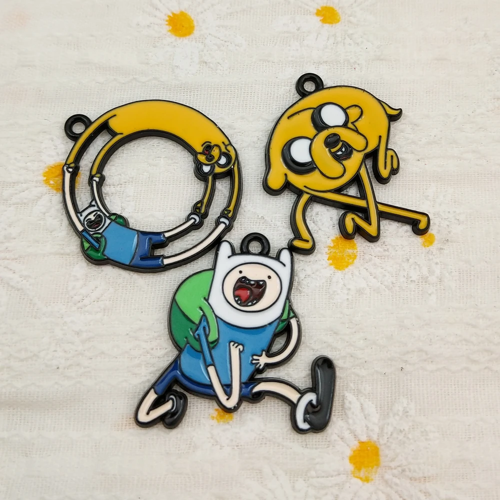 Lot Breloques Et Pendentifs Métal – Personnages Dessin Animé Pour Bijoux DIY