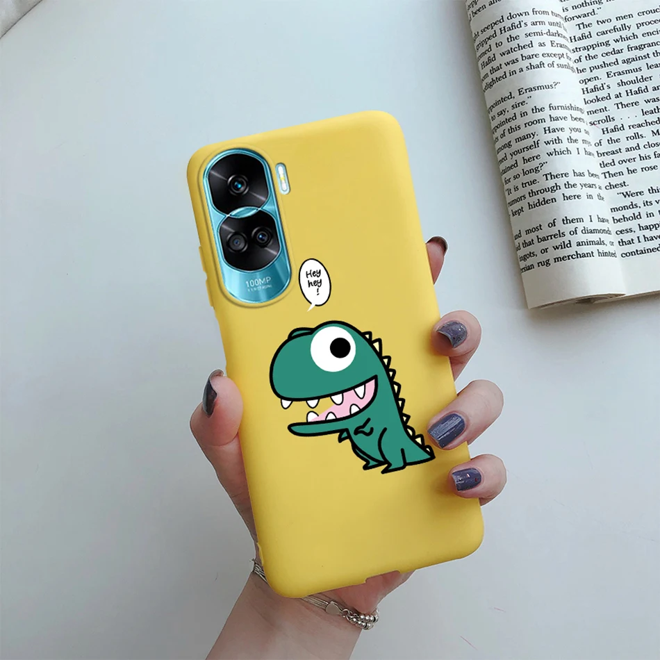 For Honor 90 Lite Case Cover For Honor 90 Pro Fundas Cute Cat Cactus Soft Silicone Phone Case For Huawei Honor 90 Bumper Coque images - 6