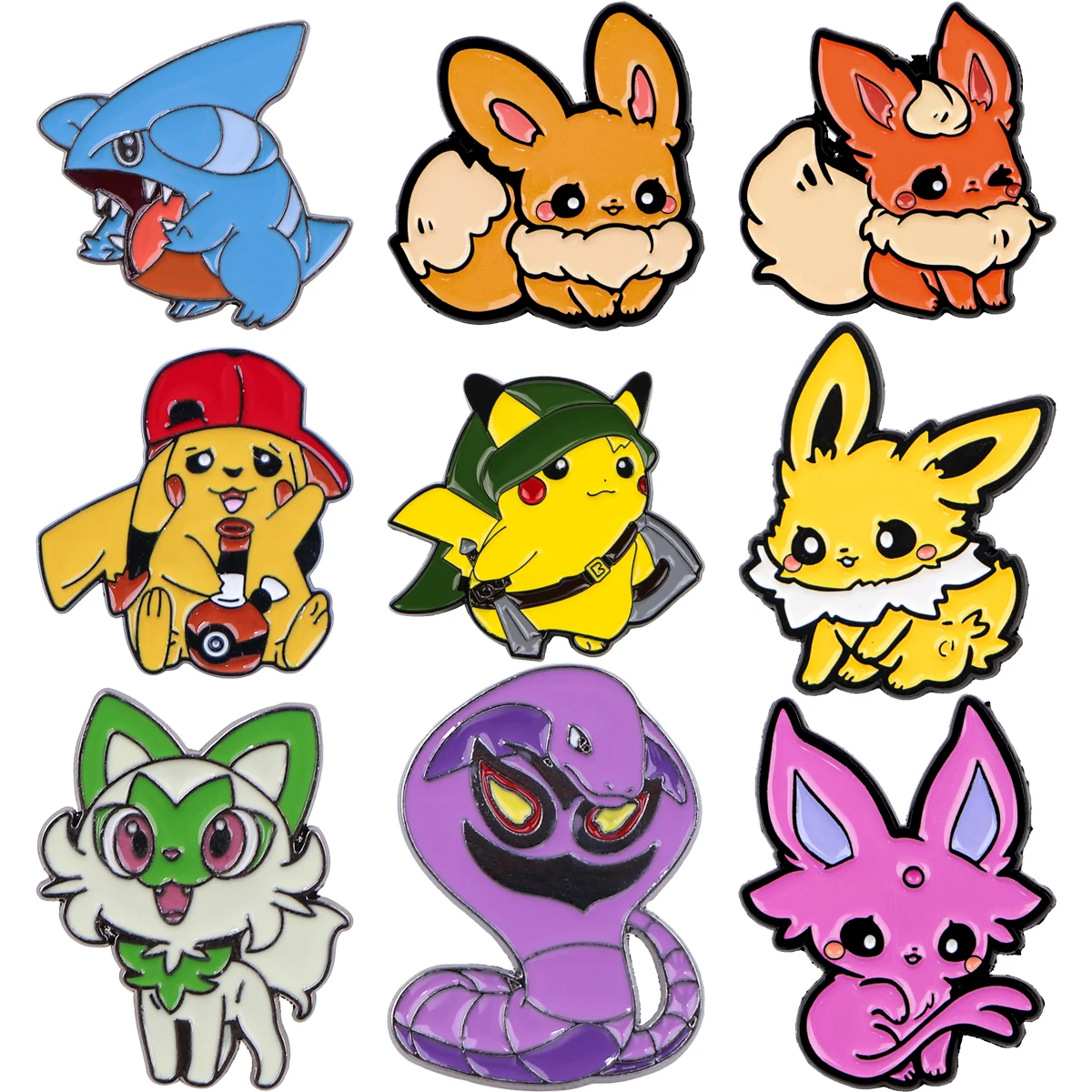 Charming Anime Enamel Pin - Cartoon Brooch Badge for Backpacks & Clothing Gifts