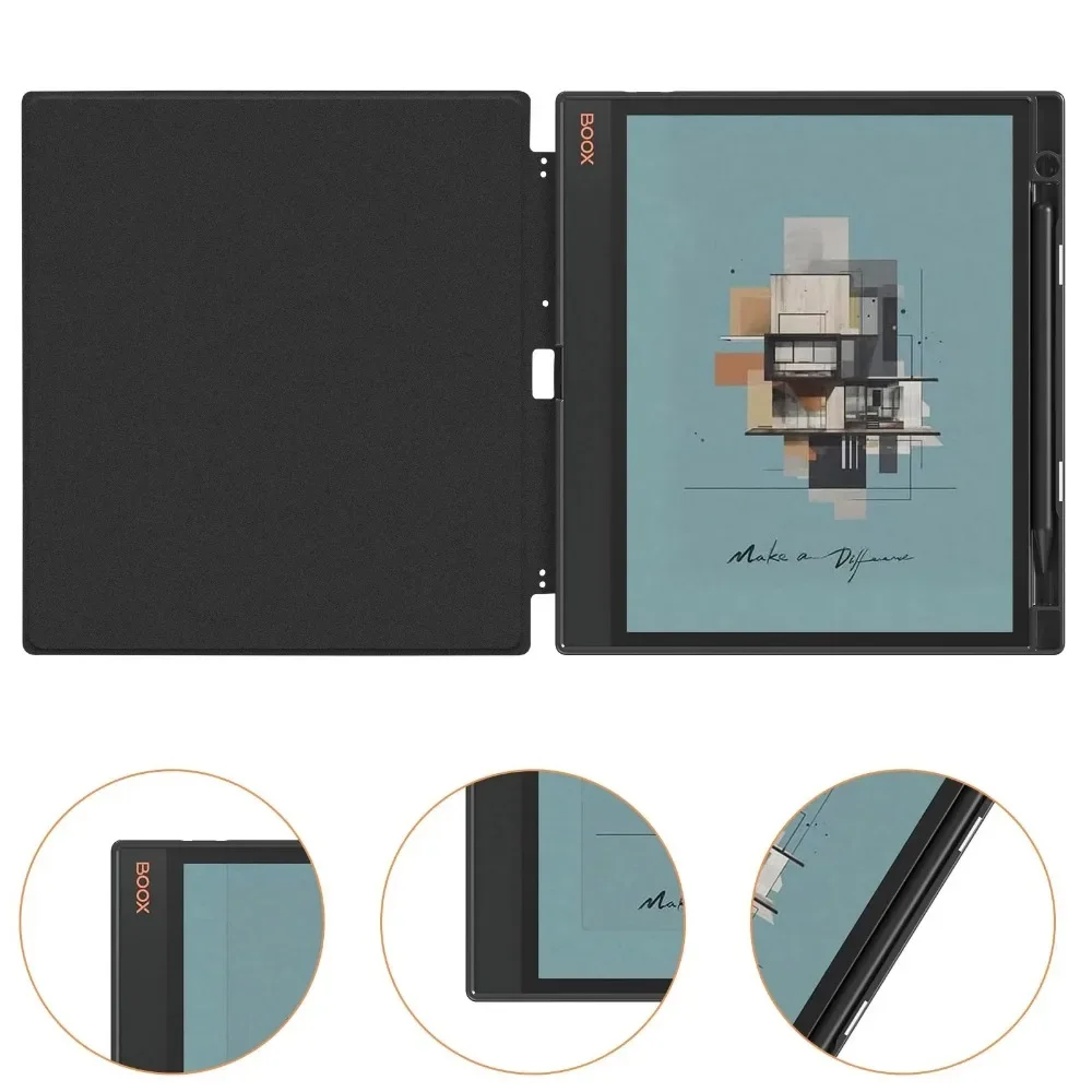 Premium Smart Cover with Auto Sleep/Wake & Pencil Holder - Magnetic Acrylic Back Shell