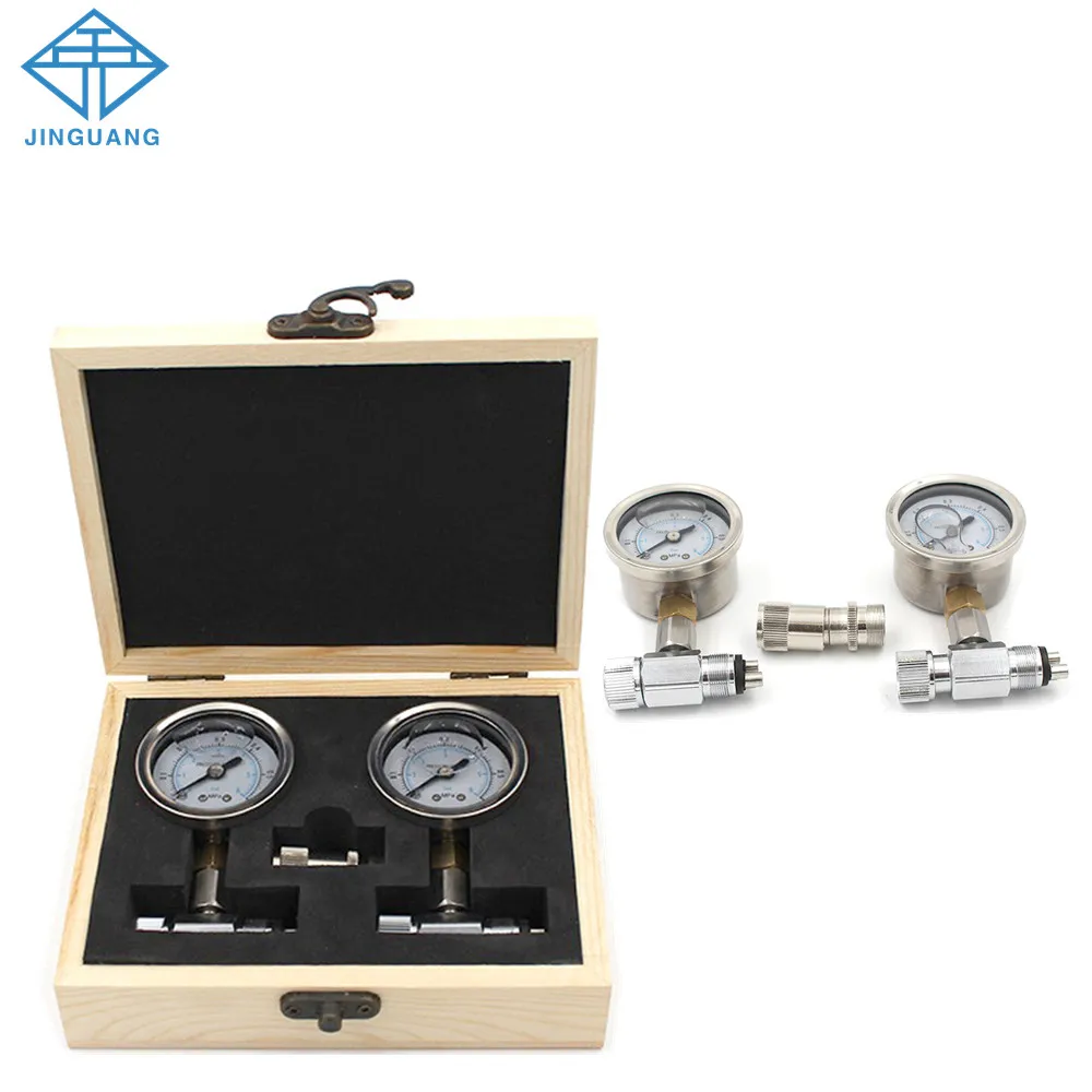 Dental Air Pressure Test Gauge For 2 4 Hole Handpiece Chair Air Unit