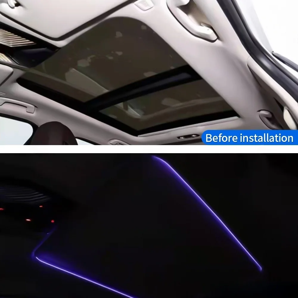 11 Farben LED-Schiebedachbeleuchtung für BMW 3er/5er Serie G20 G30 G01 G05 X3 X4 X5 X6 X7 Auto Panoramadach Ambientebeleuchtung Nachrüstung – Detail 5
