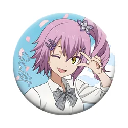 Tensura Anime Slime Acrylic Metal Badge Pin - Rimuru & Milim Design - 58mm (5)