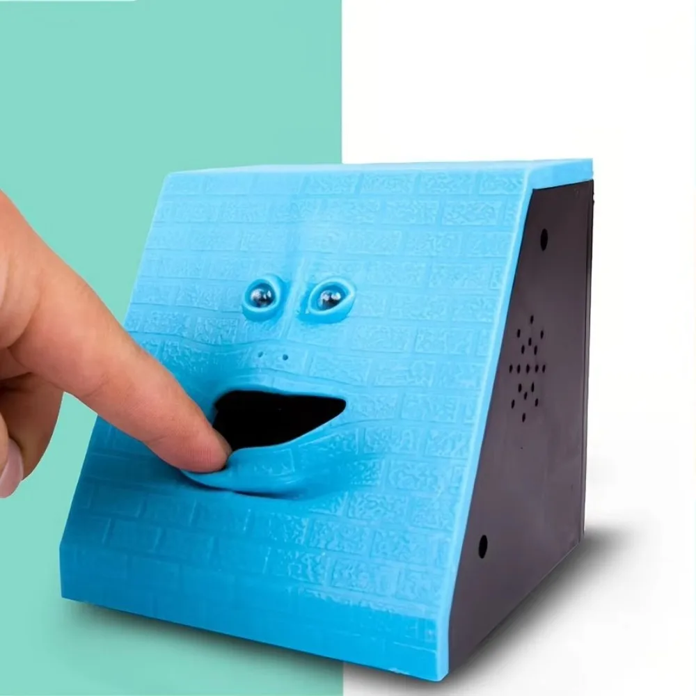 Save Money Face Coin Bank Storing Children's Toys Plastic Money Eating Coin Bank Storage Box Chewing Box for Kids