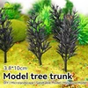20Pcs  Model Bare Trunk Tree 4cm Train Railway Building Scenery Train Building Garden Park Winter Scene Layout 1