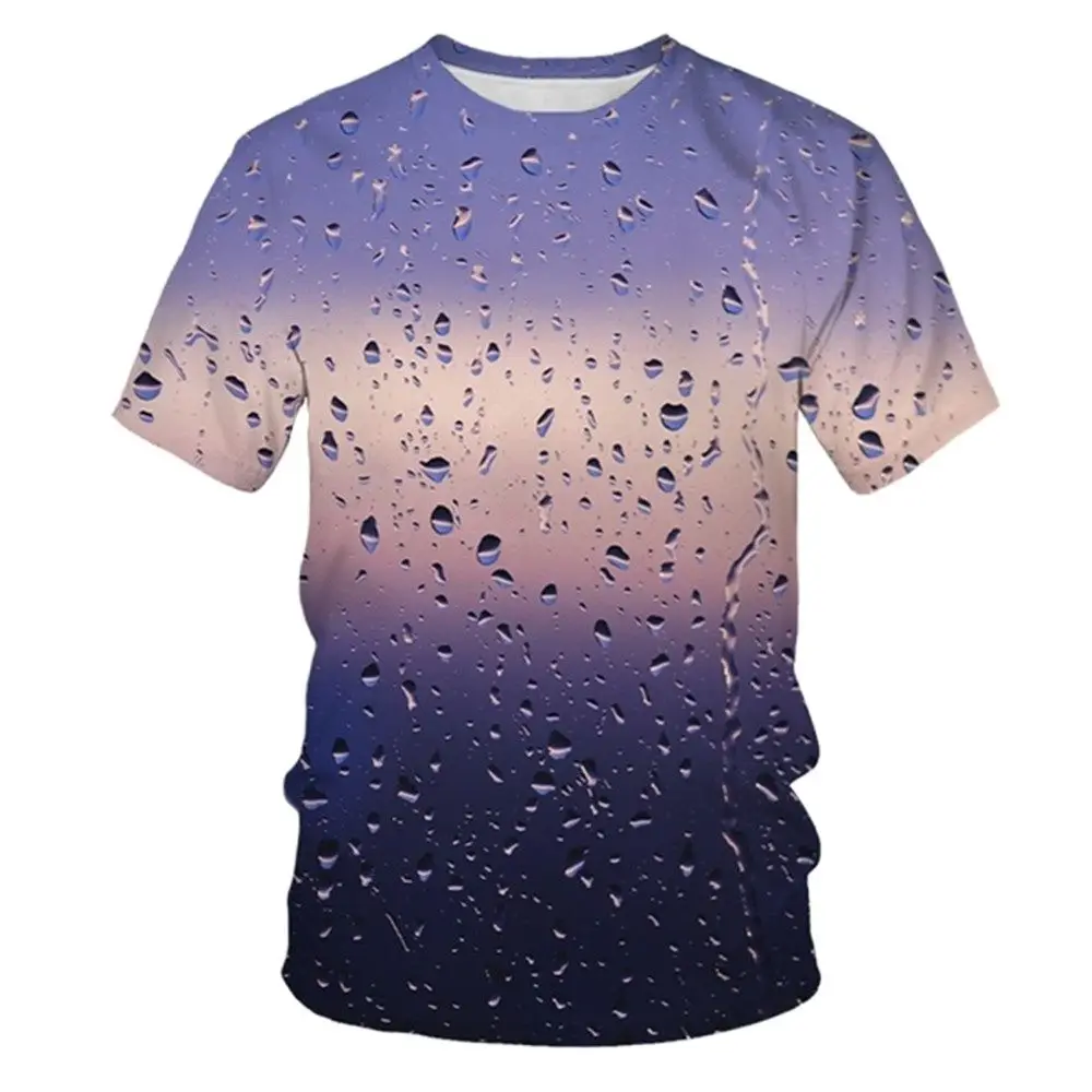 

2023 Men Spring And Summer New 3D Print Trend Design T-Shirt Daily Clothes Round Neck Short Sleeve Fashion Casual Streetwear Tee