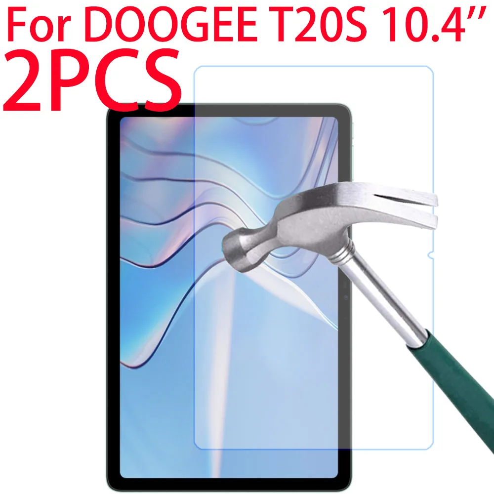 

2 Packs Tempered Glass Screen Protector For DOOGEE T20S 10.4 inches 2023 Tablet Protective Film Guard