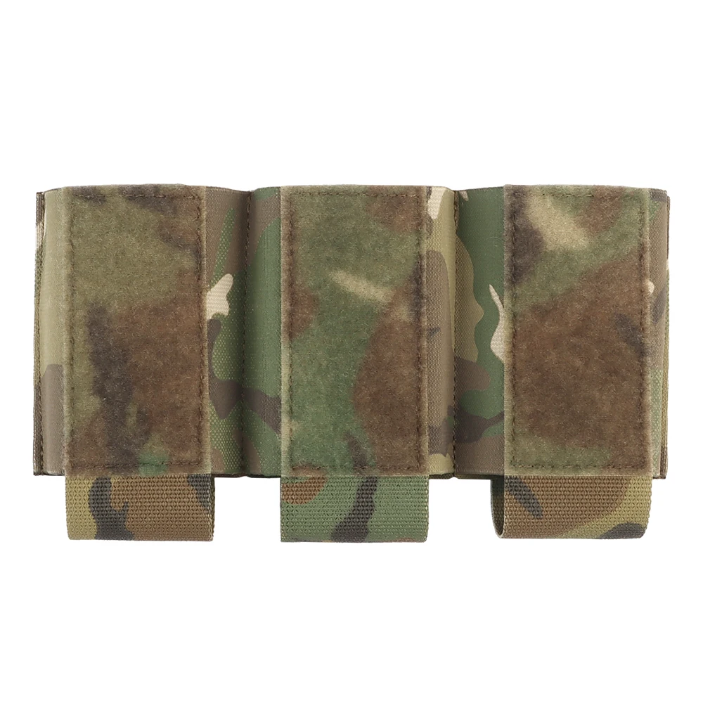 Tactical Vest Triple Magazine Pouch 5.56 7.62 AK Rifle Mag Bag FCPC Kangaroo Turnover Hook Loop Pocket Plate Carrier Airsoft