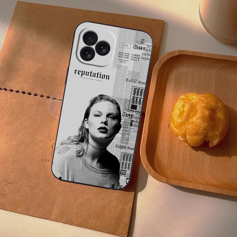 thumbnail image 1 of Funda de teléfono T-Taylors Singer S-Swift-S Hot para Samsung A03 A04 A05 S A13 A34 A53 4G 5G S22 S23 ULTRA Funda de silicona suave negra, 1 of 5