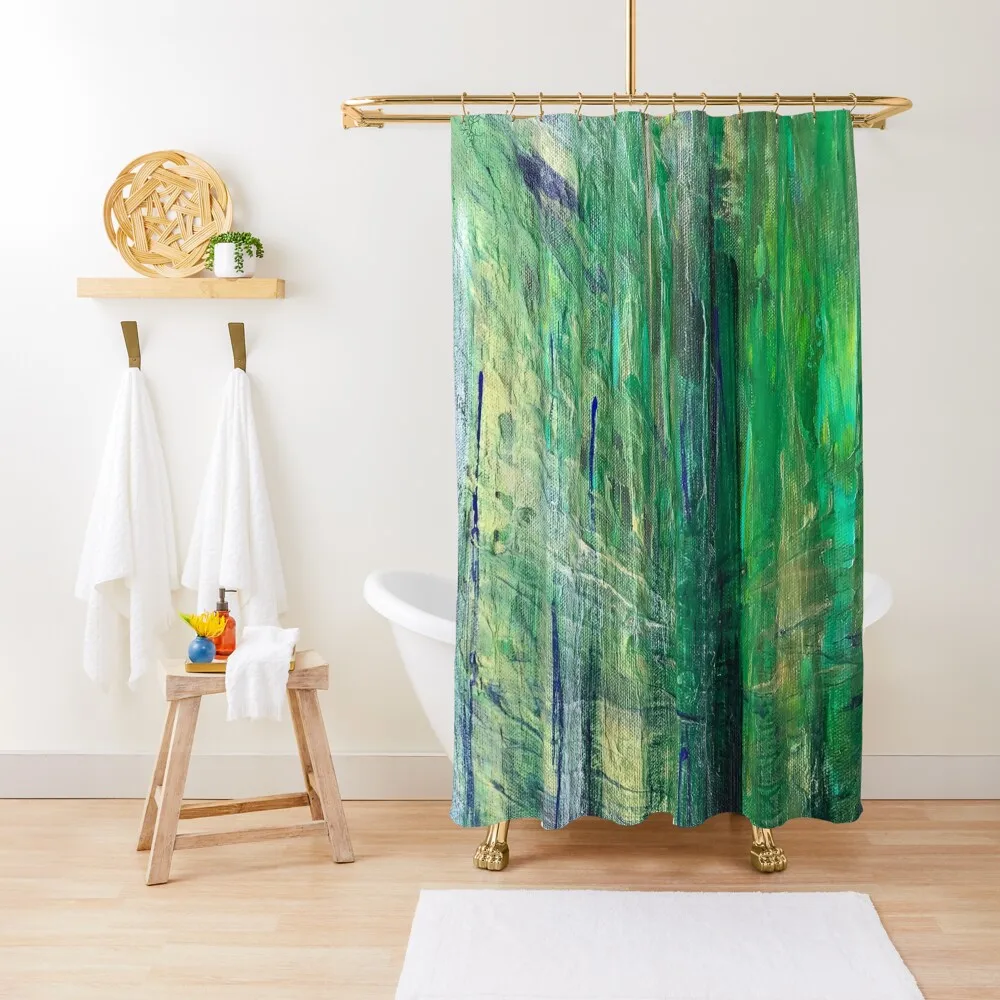 

Rainfall Shower Curtain Cover Bathroom Deco Funny Shower Curtain