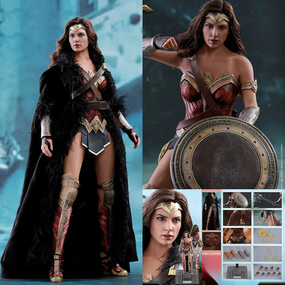 HT Hottoys-MMS451 1/6 스케일 원더 걸 3.0 디럭스 버전 12 인치 액션 피규어, 팬 컬렉션용 풀세트 모델