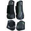 Horse Leg Protective Boots Adjustable PU Neoprene Horse Splint Boots Leg Protection Support for Training Racing Riding Jumping 2