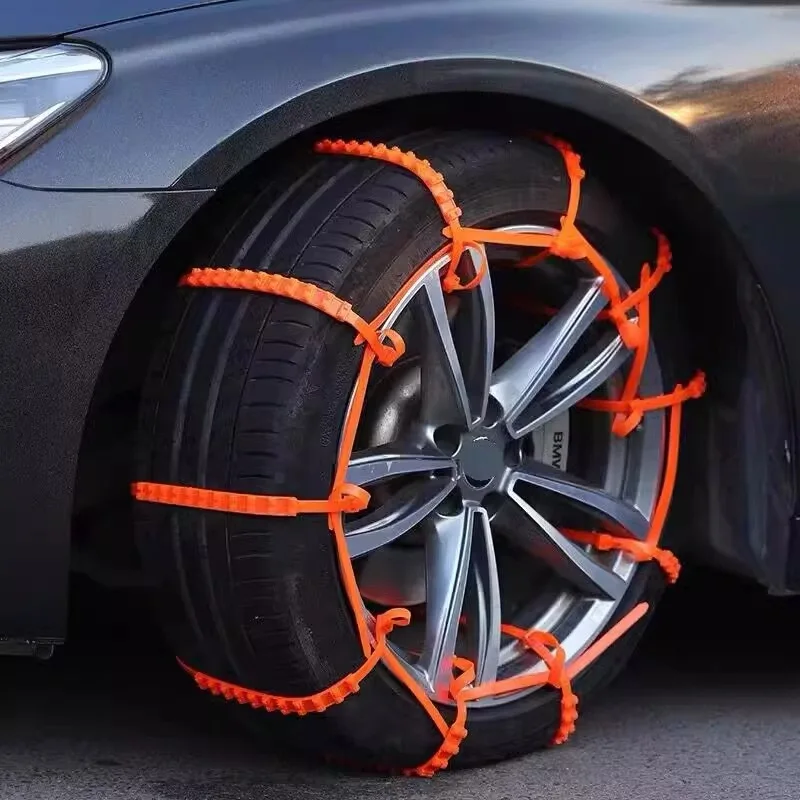 1/10PCS Car Thickened Nylon Anti Skid Snow Chain Tyre Chain Set Wheel Ties Belts Tires Chains Winter Anti-Slip Car Accessories
