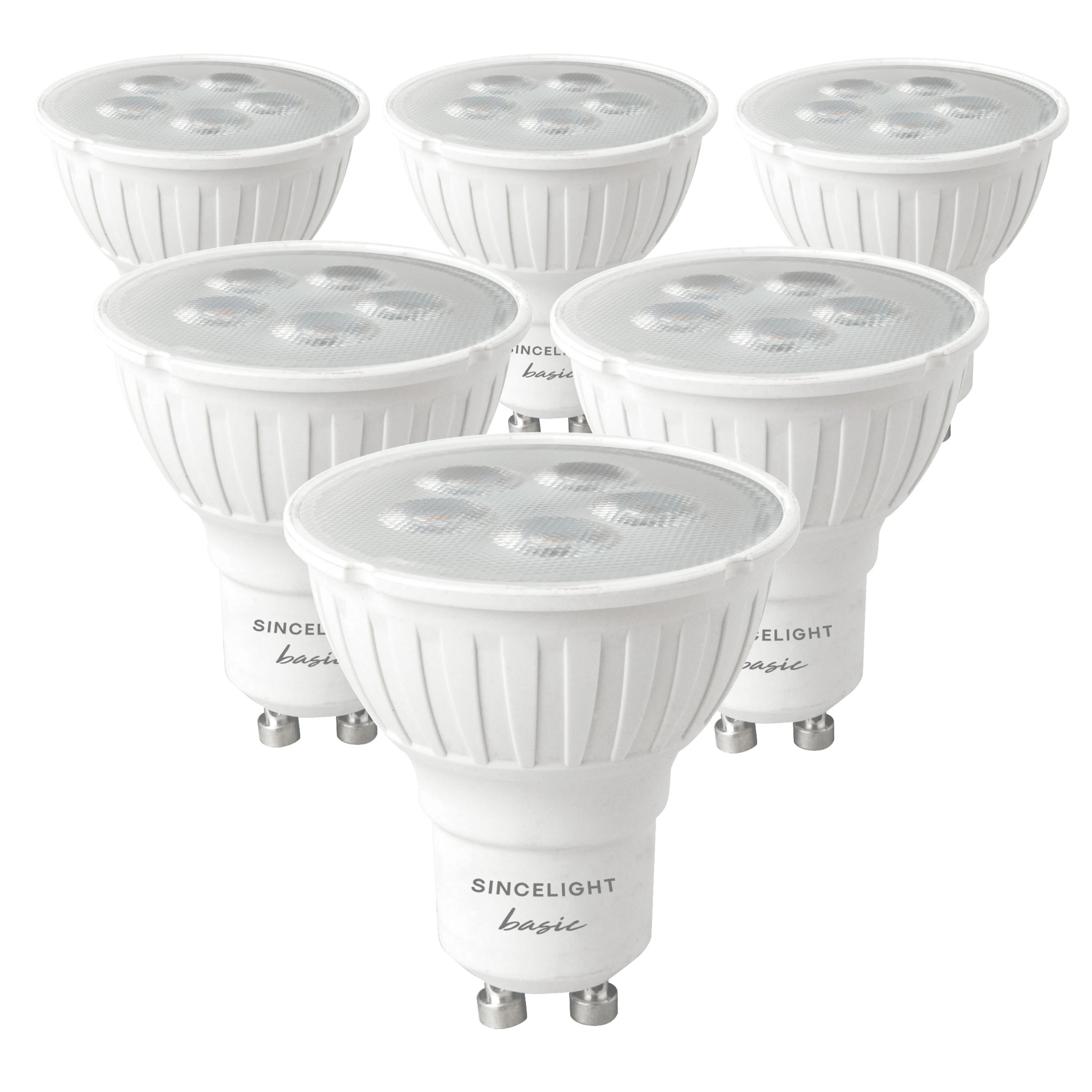 Pack Of 6/12, Gu10 Focus Led Downlights Bulb Lamp, Par16  ,4w,2700k,200-240v(non-dimmable/30° 38° Beam Angle/ra≈85/spot Light) - Led  Bulbs & Tubes - AliExpress