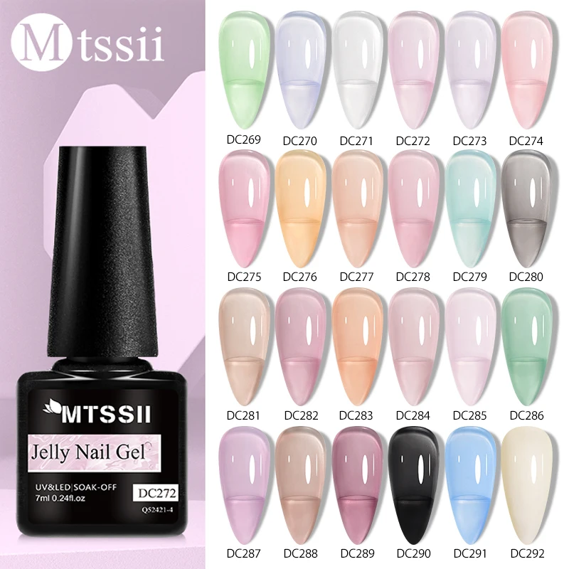 Mtssii Jelly Gel Nail Polish Set Image 1