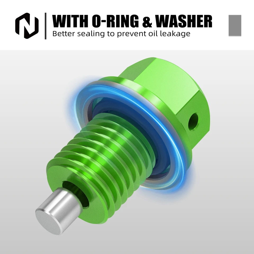 法螺貝ＮＯ−５０ＳＲ M12xP1.5 Magnetic Oil Drain Bolt For Kawasaki NINJA 400 250 250R