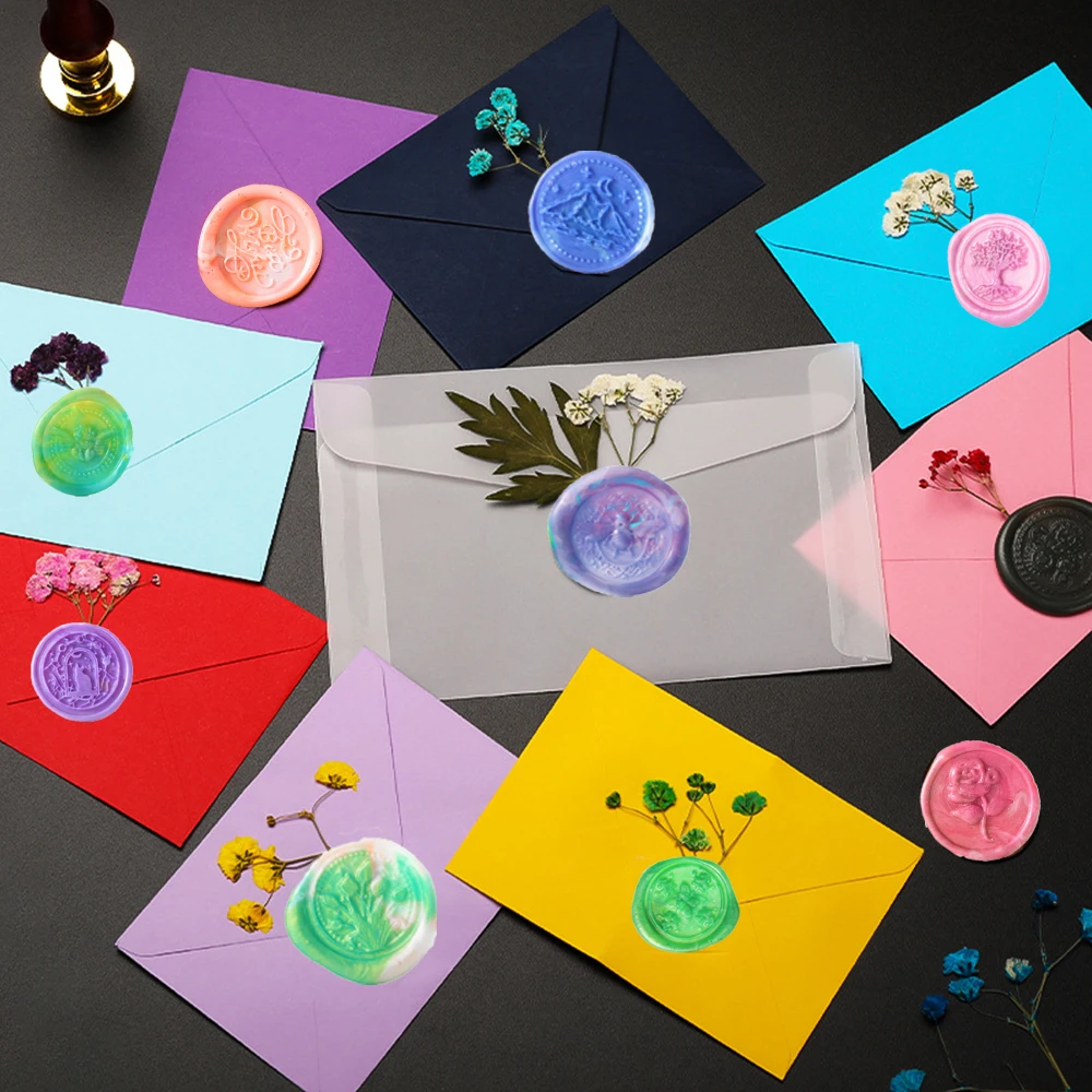 1pc Retro Vintage Wax Seal Stamp Flower Sealing Wax Stamp Head For Wedding Invitation Gift Packaging Cards Scrapbooking Stamps