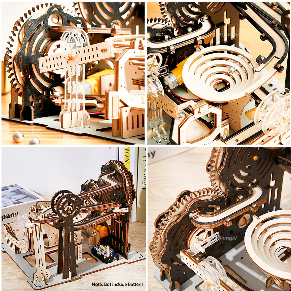 Eco Wood Art 3D Globe Puzzle – 393 Pieces, No Glue Needed, With Hidden Compartment!