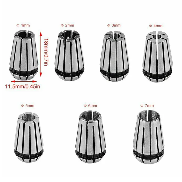 Supporto Albero Motore ER11 8mm Per Fresatura CNC - Estensione Per Lavorazione Fori Profondi - Foto 7