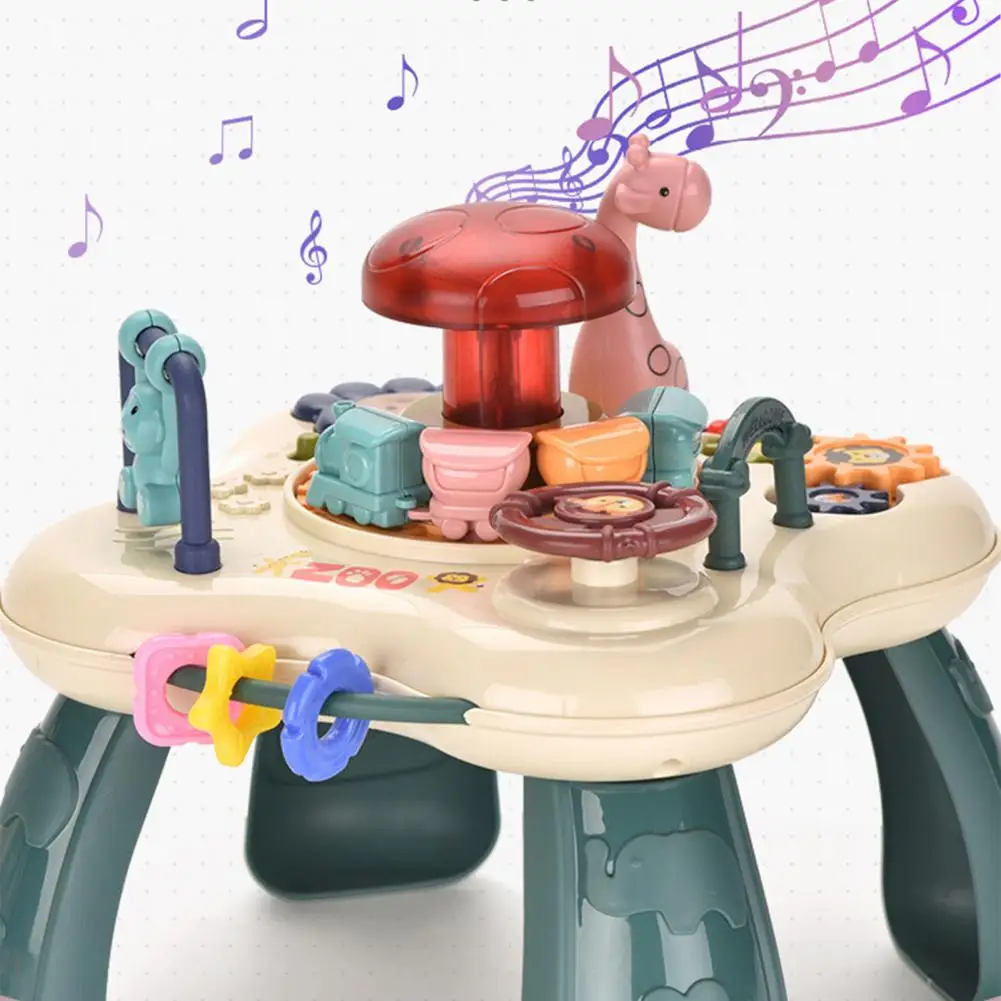 

Baby Play Table Sturdy Baby Activity Table ABS Brain Game Trendy Baby Activity Center Table