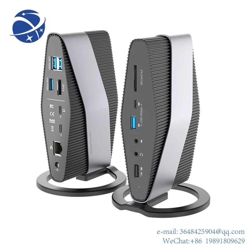 

YYHCPulwtop компьютер Thunderbolt 3 Usb док-станция концентратор usb c mac mini док-станция 9 портов типа c для ноутбука