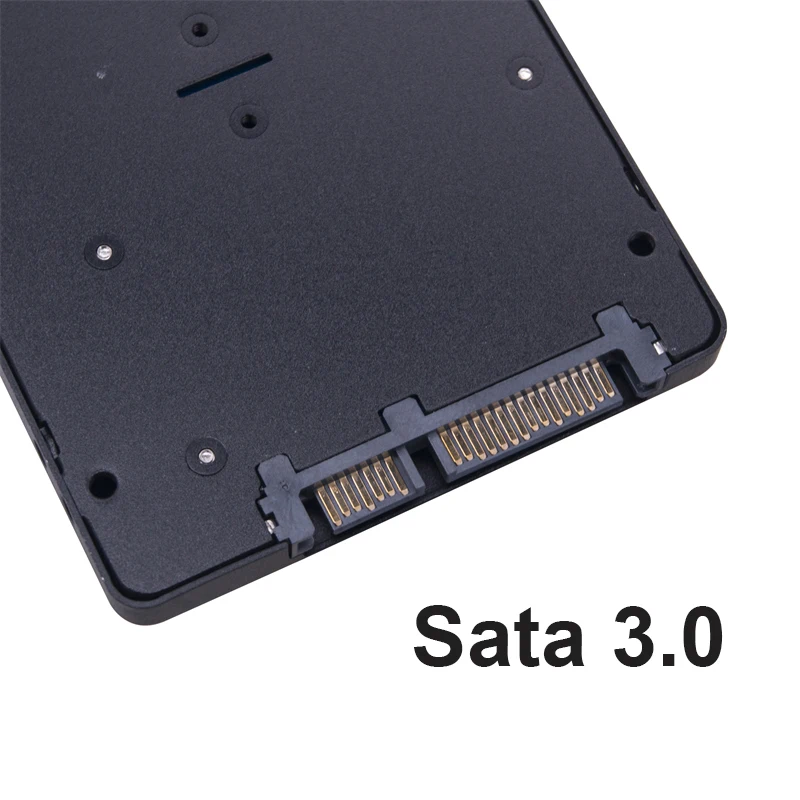 OULLX MSATA M.2 NGFF to SATA3 Protocol Laptop SSD Hard Disk Box To Serial Port 2.5Inch Adapter Card