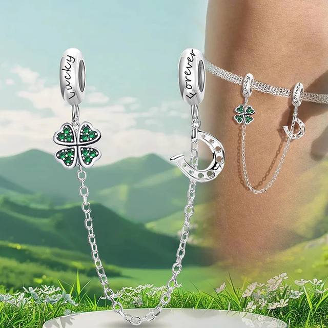 値下済み❗️Pandoraチャーム付ブレスレット 16cm