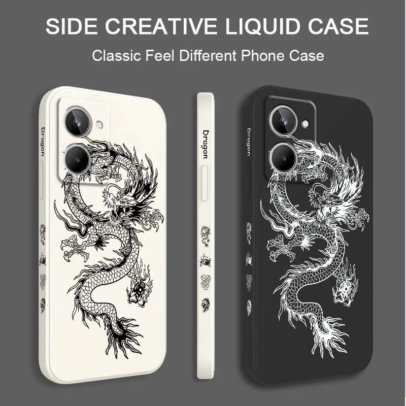 Dragon Groaned Liquid Silicone Phone Case