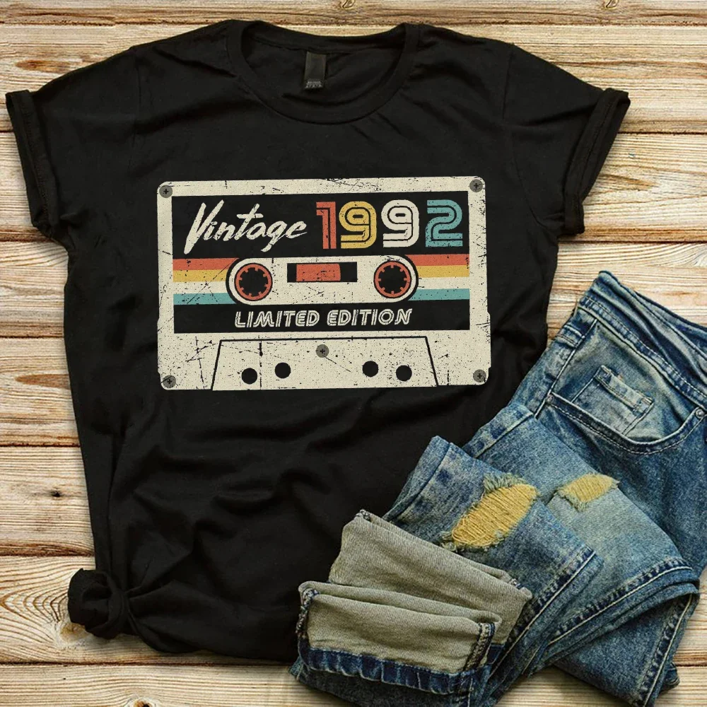 Vintage 1984 40th Retro Cassette T-Shirt Made In 1994 30th Birthday 40 Years Old Gift Idea Classic Graphic Cotton Tees 2