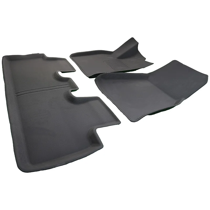 Adatto per Tesla Model Y — Tappetini per auto XPE, design verticale/incanalato con retro a strappo per una tenuta sicura. - Image 4