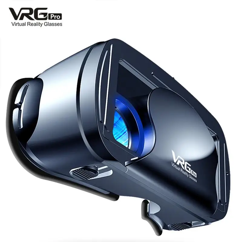 Blue-light 3D VR Headset Wide-angle Smart Virtual Reality Glasses Helmet For 5-7 Inch Smartphone Video Games