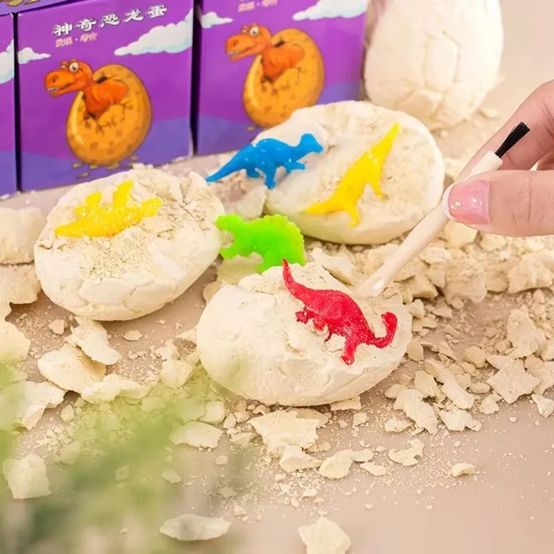 Dinosaur Eggs jurassic Park Tyrannosaurus Model Toys Scientific Mining Dinosaur Archeology Digging  Educational Toys For Kid Boy 4