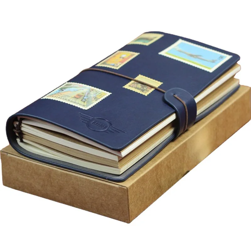 A6 Retro Loose-Leaf Travel Diary Set - 72 Pages