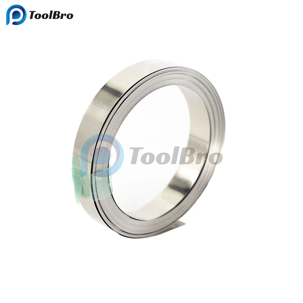

18650 Lithium Li-ion Battery 1 Roll 10 M Nickel Plate Nickel Plated Steel Strip Joint 0.1mm Steel Strip Spot Welder