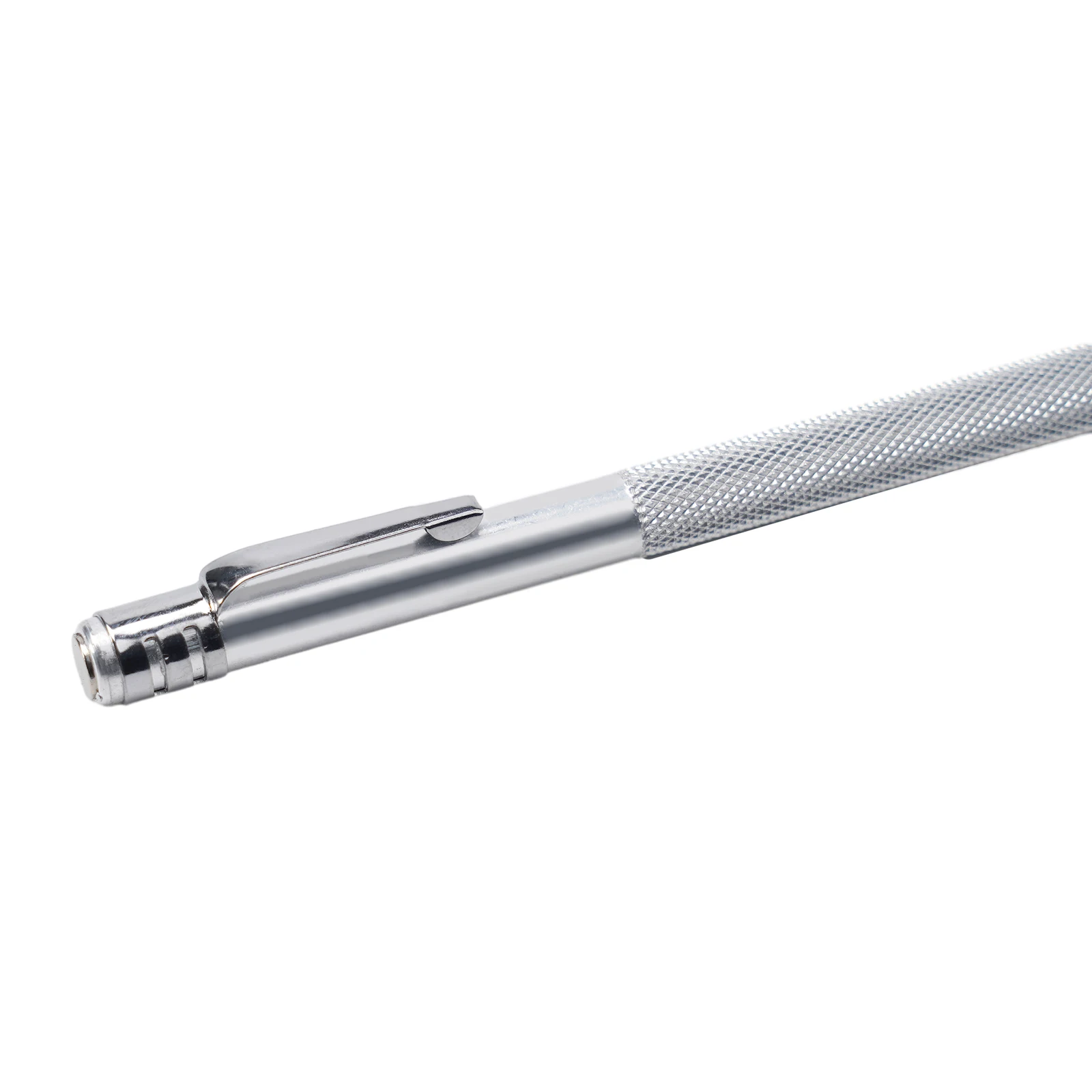 

High Quality Durable Scriber Pen Silver Stainless Steel Replacement Carbide Tip Scriber Pen Tungsten Carbide Workshop Equipment
